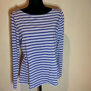 Talbots 100% cotton tunic, size large, long sleeves